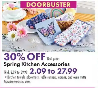 Boscov's Spring Kitchen Accessories offer