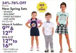 Boscov's New Spring Sets offer