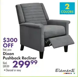 Boscov's Dixon Pushback Recliner offer