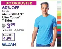 Boscov's Mens GILDAN Ultra Cotton T-Shirts offer