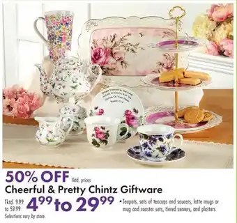 Boscov's Cheerful & Pretty Chintz Giftware offer