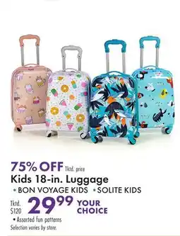 Boscov's Kids 18-in. Luggage offer