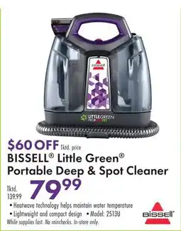 Boscov's BISSELL Little Green Portable Deep & Spot Cleaner offer