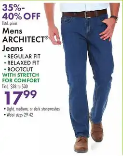 Boscov's Mens ARCHITECT Jeans offer