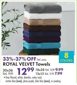 Boscov's ROYAL VELVET Towels offer