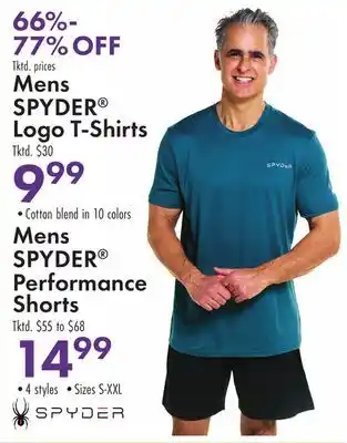 Boscov's Mens SPYDER Logo T-Shirts offer