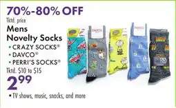 Boscov's Mens Novelty Socks offer