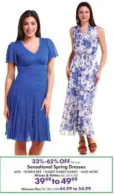 Boscov's Sensational Spring Dresses offer