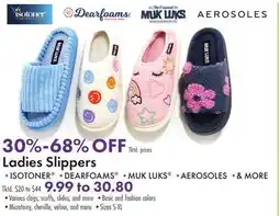 Boscov's Ladies Slippers offer