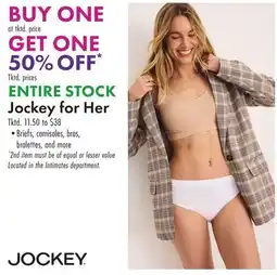 Boscov's ENTIRE STOCK Jockey for Her offer