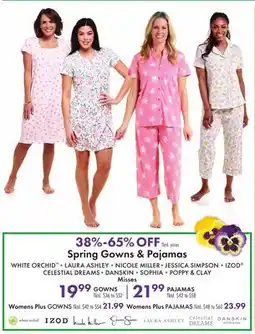 Boscov's Spring Gowns & Pajamas offer