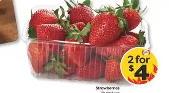 Weis Markets Strawberries offer