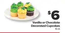 Weis Markets Vanilla or Chocolate Decorated Cupcakes offer