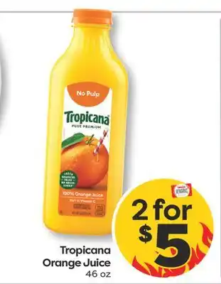 Weis Markets Tropicana Orange Juice offer