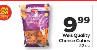 Weis Markets Weis Quality Cheese Cubes offer