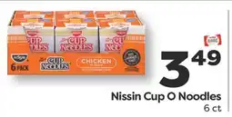 Weis Markets Nissin Cup O Noodles offer