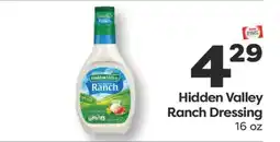 Weis Markets Hidden Valley Ranch Dressing offer