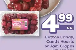 Weis Markets Cotton Candy, Candy Hearts or Jam Grapes offer