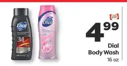 Weis Markets Dial Body Wash offer