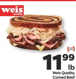 Weis Markets Weis Quality Corned Beef offer