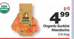 Weis Markets Organic Sunkist Mandarins offer