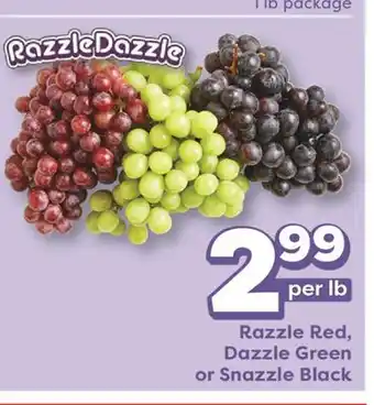 Weis Markets Razzle Red, Dazzle Green or Snazzle Black offer