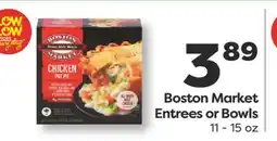 Weis Markets Boston Market Entrees or Bowls offer