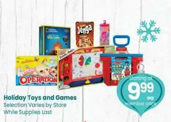 Safeway Holiday Toys And Games offer