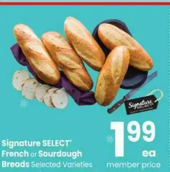 Safeway Signature Select French Or Sourdough Breads offer