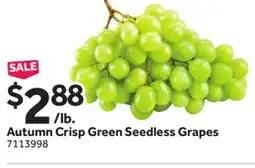 Stop&Shop Autumn Crisp Green Seedless Grapes offer