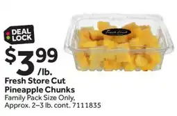 Stop&Shop Fresh Store Cut Pineapple Chunks offer