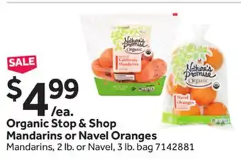 Stop&Shop Organic Stop & Shop Mandarins or Navel Oranges offer