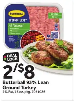 Stop&Shop Butterball 93% Lean Ground Turkey offer