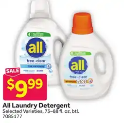 Stop&Shop All Laundry Detergent offer