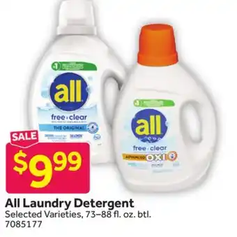 Stop&Shop All Laundry Detergent offer