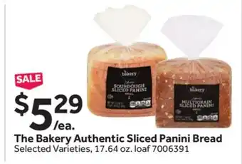 Stop&Shop The Bakery Authentic Sliced Panini Bread offer