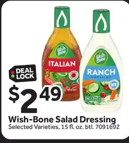 Stop&Shop Wish-Bone Salad Dressing offer