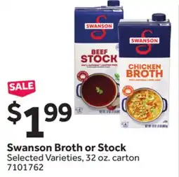 Stop&Shop Swanson Broth or Stock offer