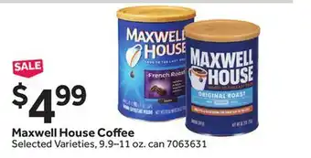 Stop&Shop Maxwell House Coffee offer