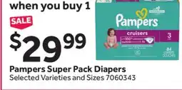 Stop&Shop Pampers Super Pack Diapers offer