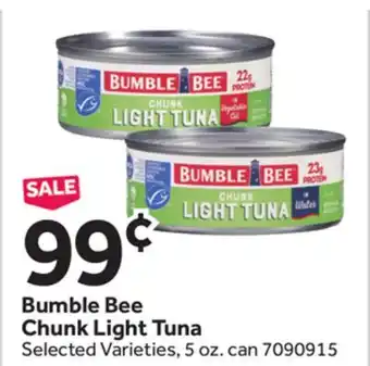 Stop&Shop Bumble Bee Chunk Light Tuna offer