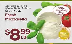 DeCicco & Sons Fresh Mozzarella offer