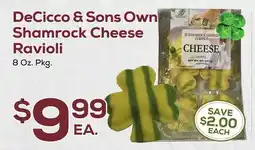 DeCicco & Sons DeCicco & Sons Own Shamrock Cheese Ravioli offer