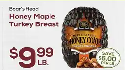 DeCicco & Sons Boar's Head Honey Maple Turkey Breast offer