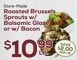 DeCicco & Sons Roasted Brussels Sprouts w/Balsamic Glaze or w/Bacon offer