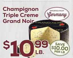 DeCicco & Sons Champignon Triple Creme Grand Noir offer