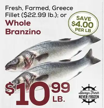 DeCicco & Sons Whole Branzino offer