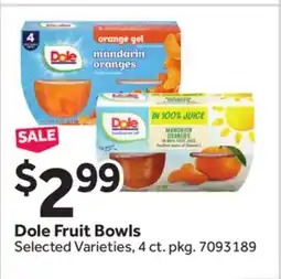 Stop&Shop Dole Fruit Bowls offer