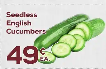 DeCicco & Sons Seedless English Cucumbers offer