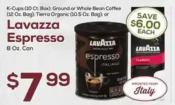 DeCicco & Sons Lavazza Espresso offer